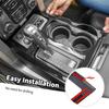 Gear Shift Panel Cover Trim Frame for Ford F150 Raptor 2009-2014 Carbon Fiber