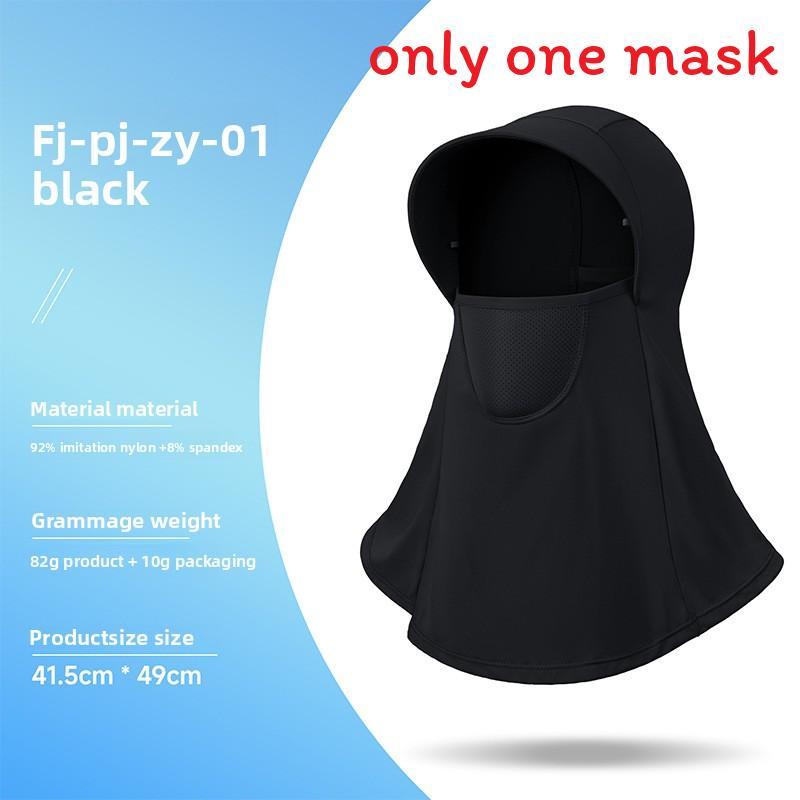 

Cycling Face Mask With Uv Protection For Women And Men Sun Shield Bandana Black