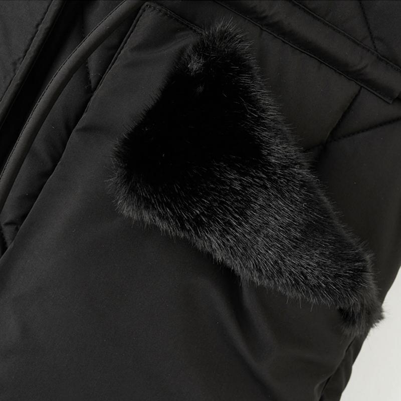 Fashion Winter Women's Long Warm Vest Hooded Faux Fur Collar Can Be Worn on Both Sides Thick Sleeveless Parkas Woman Jackets