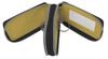 Key Smart Key Double Round with Carabiner Hook and Popular Character Curious Case, Compatible, Zipper, Keychain, Design, George, Yellow.
