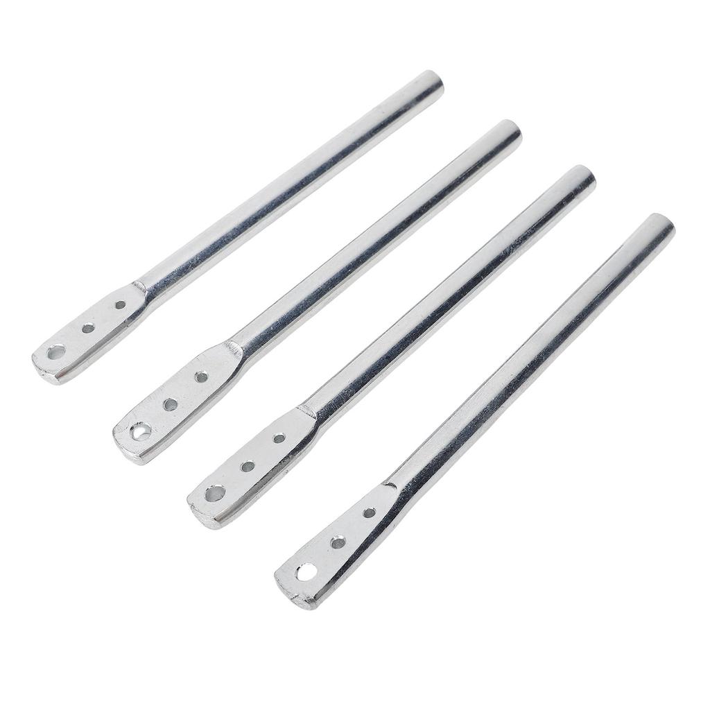 4 Piece 3 Hole Wire Bender, High Strength Multifunctional   Tool Made of High Quality Steel with 3 Holes of Different Diameters for Fixing Fence