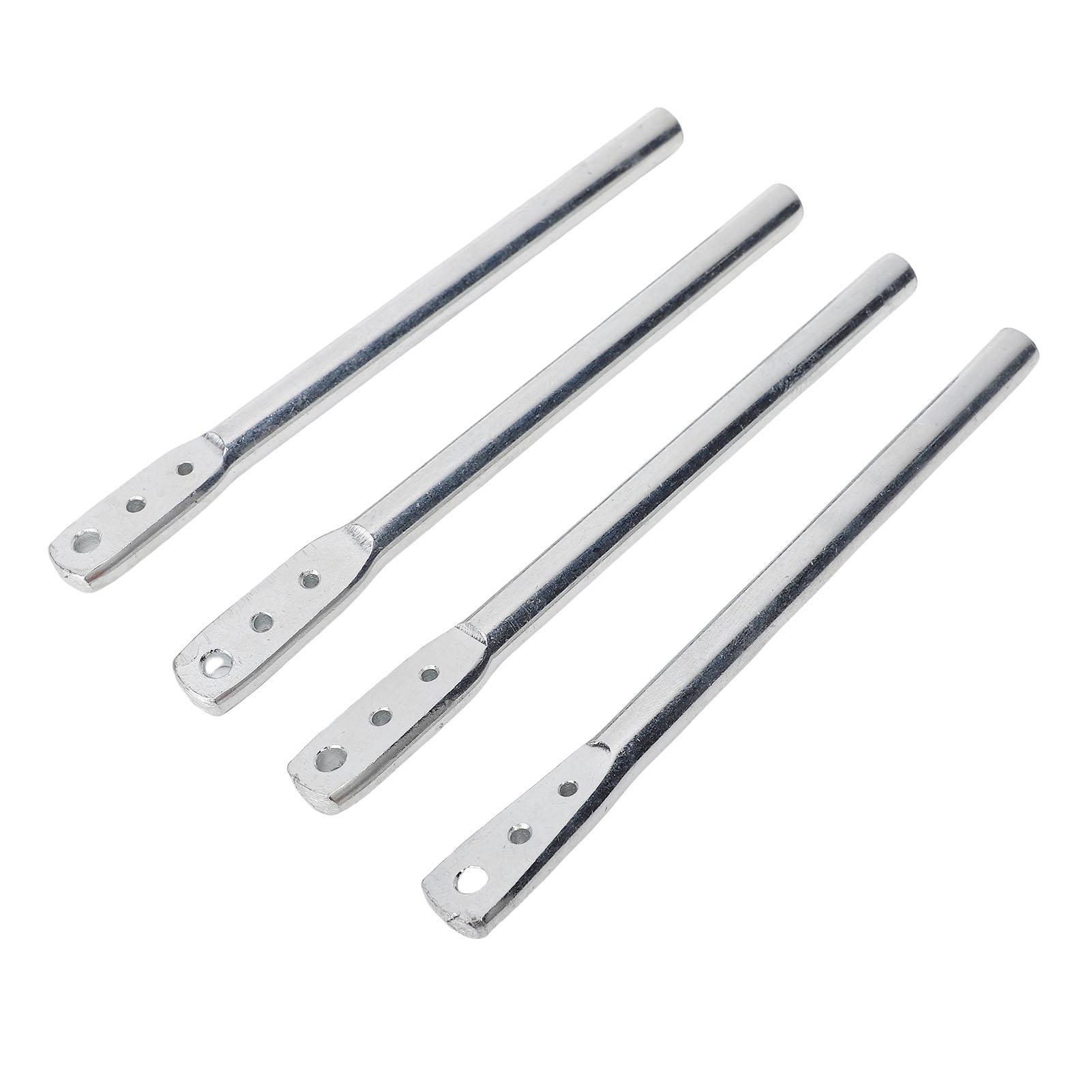 

4 piece 3 hole wire bender, high strength multifunctional tool made of high quality steel with 3 holes of different diameters for fixing fence
