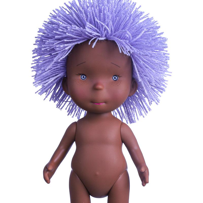 New Mia 24Cm Vinyl Naked Dolls With Movable Joints Waldorf Diy Custom Play Dolls For Kids Pretend Play Handmade Craft Toys