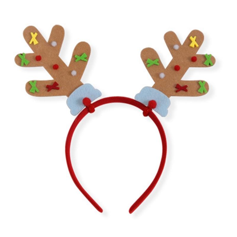 Fluorescent Hairband For Nighttime Event Soft Elastic Noctilucence Hairhoop for Christmas Party Gathering