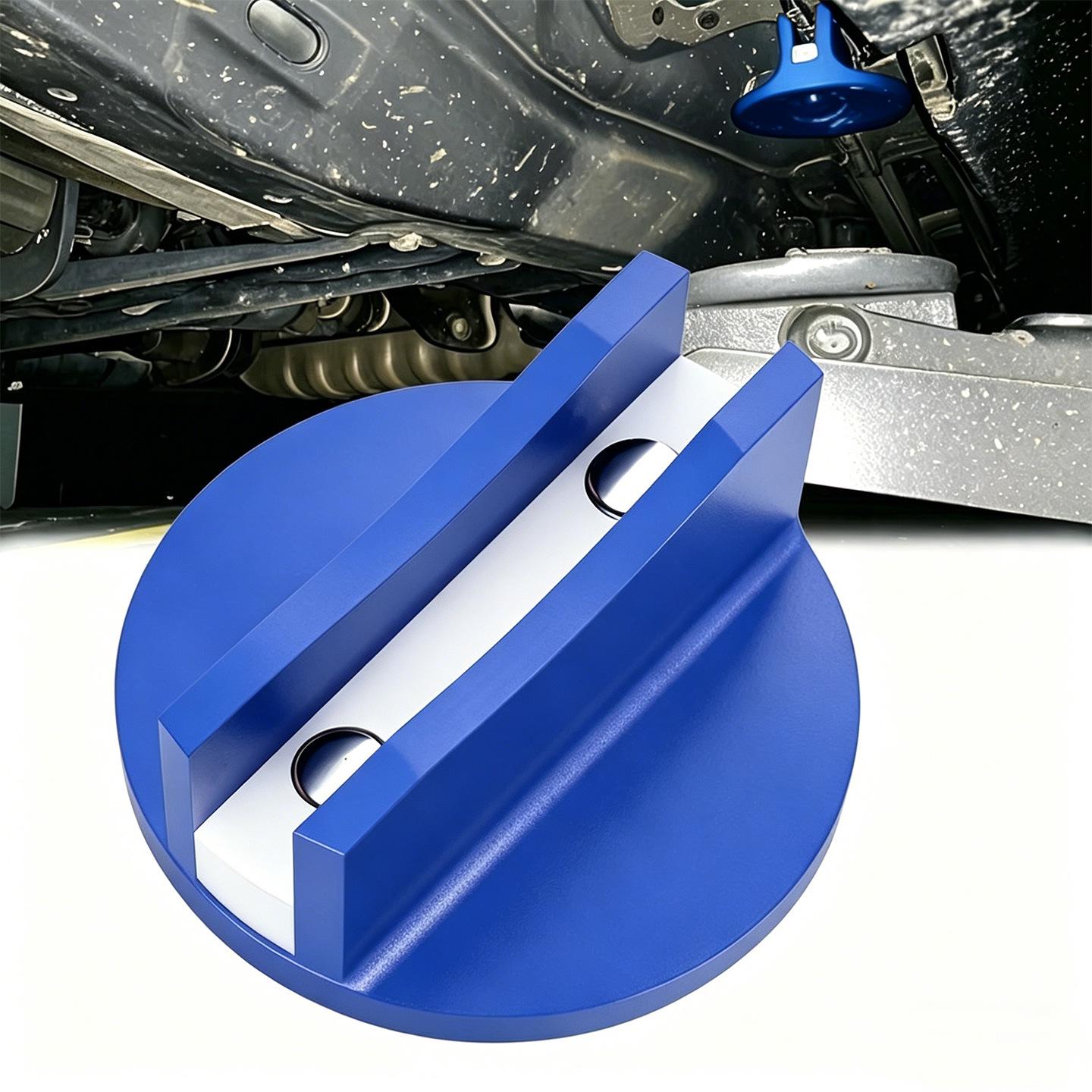 

Magnetic Welded Frame Rail Adapter for Vehicle Jacks синій