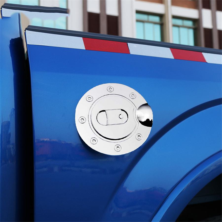 Chrome Plating Fuel Gas Tank Door Cover Cap ABS×1 For 2004-2008 Ford F150 Triple