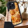 Phone Case: 2D Flat Design, Fits iPhone 18, 17, 16, 15, 14, 13 Pro, Honey Bear Cookie, Perfect Christmas and Halloween Holiday Gift