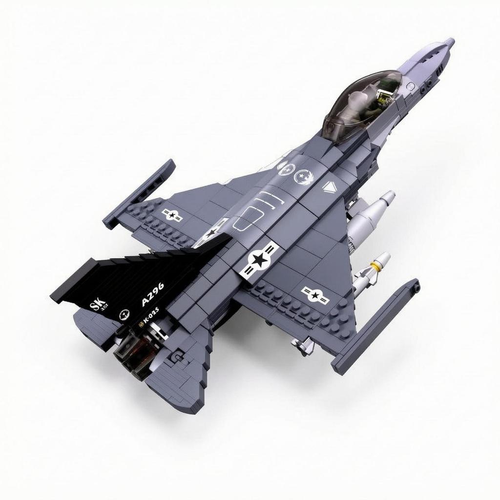 Airplane Model Interlocking Aircraft Brick