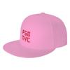 Fashion PSB NYC Flat Brim Sun Hat  Suitable For Round Faces Brand Unisex Caps