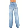 American Retro Jeans New Wide Legs Loose Straight Long Pants Tide