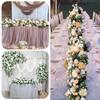 Artificial 100CM Flower Row Wedding Table Flower Floor Row Arrangement Flower Background Party Flower Decoration