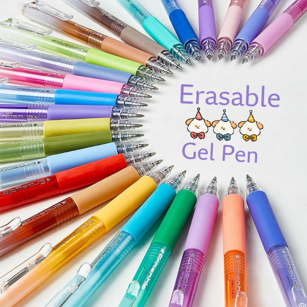 6/12/24/36Pcs Retractable Erasable Gel Pens 0.7mm Fine Point Smooth Writing Assorted Colors Office School Stationery