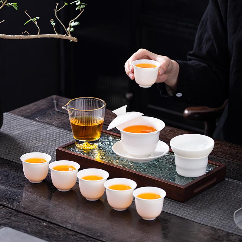 Chinese Mastercrafted Ceramic Tea Set