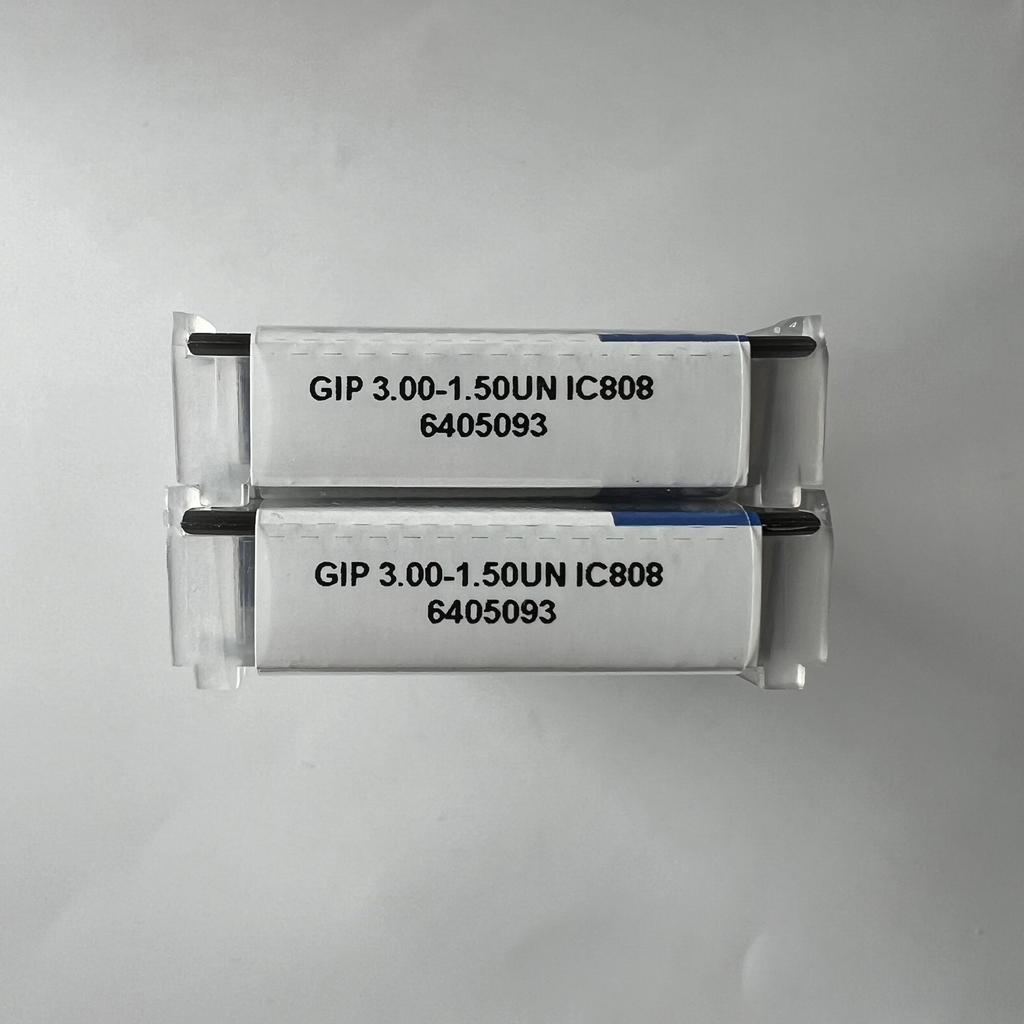 ISCAR / GIP3.00-1.50UN IC808 / Industrial indexable carbide inserts 10 Pcs