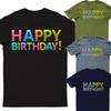 Happy Birthday Mens T Shirts Unisex Tee Top #D #P1 #PR