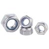 304 Edelstahl Nylon Selbstsichernde Sechskantmutter M2-M30, Anti-Rutsch DIN985 Hutmutter