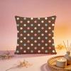 Retro American Polka Dot Cushion Cover Comfortable Durable Pillow Cover MultiScene for Home Office Car Sofa