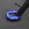 X7JF Aluminum Alloy Motorcycle Bike Kickstand Extender Foot Side Stand Extension Foot Pad Support Plate Motorbike Accessories