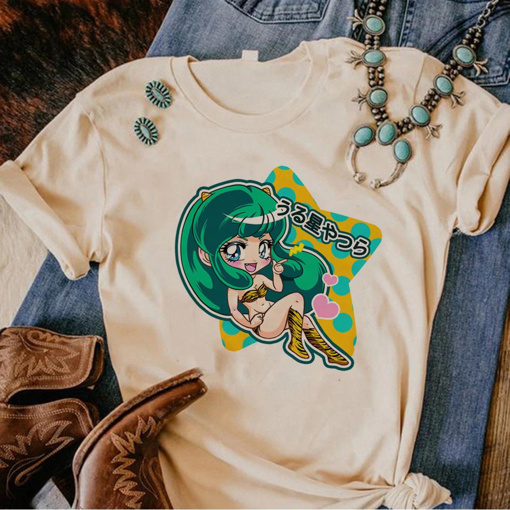 Urusei Yatsura Tee women graphic harajuku designer tshirt girl anime Japanese streetwear clothes
