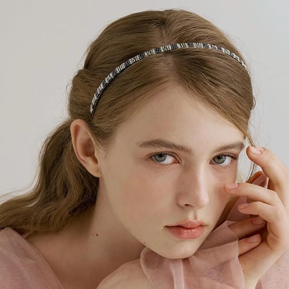Coil Bead Hairband LFHB0769 black