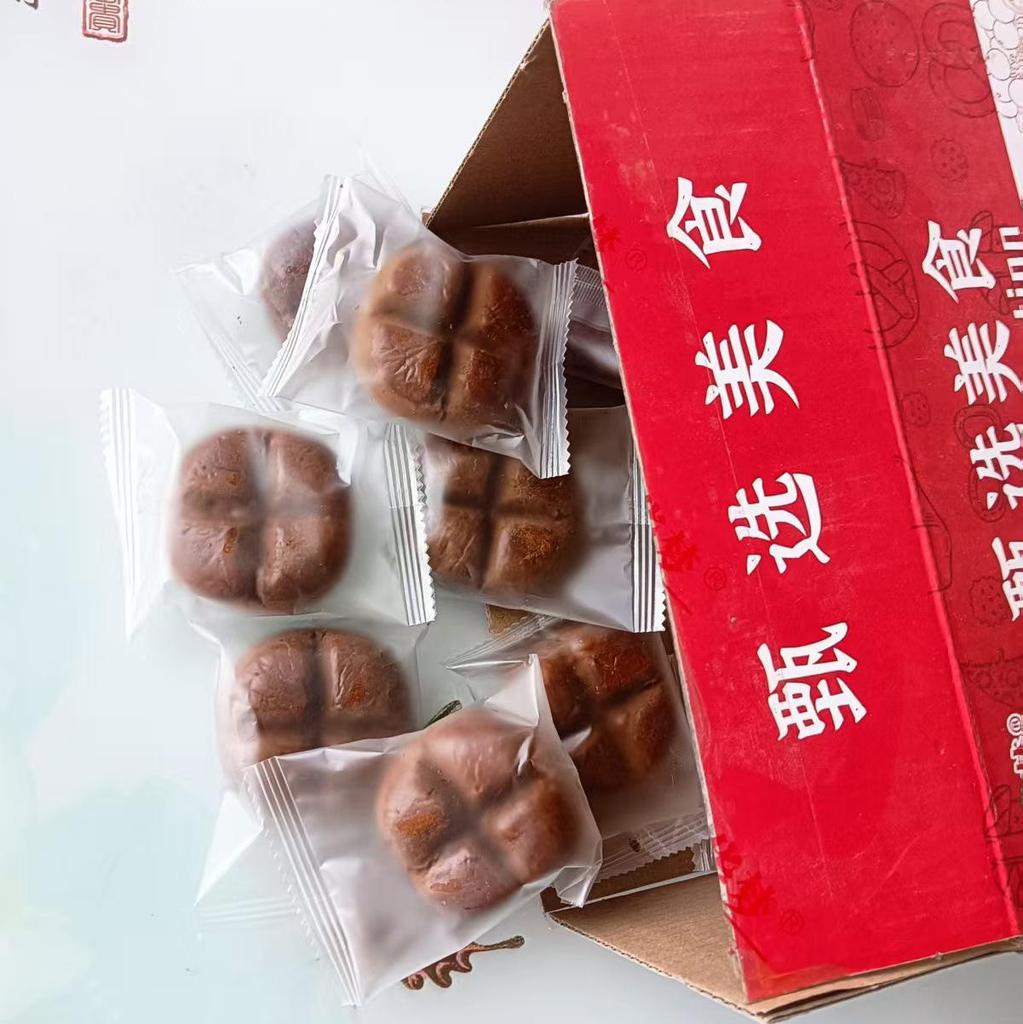Astragalus Codonopsis Jujube Paste Cake – Traditional Snack Pastry, 250g Box