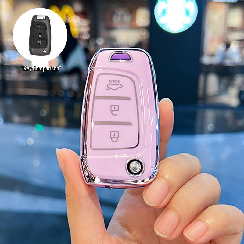 Kompatibel mit 20 Modellen: Schlüsselabdeckung für Beijing Hyundai New Elantra, Verna, ix25, Mistra, ix35 - Schutzschale Schnalle