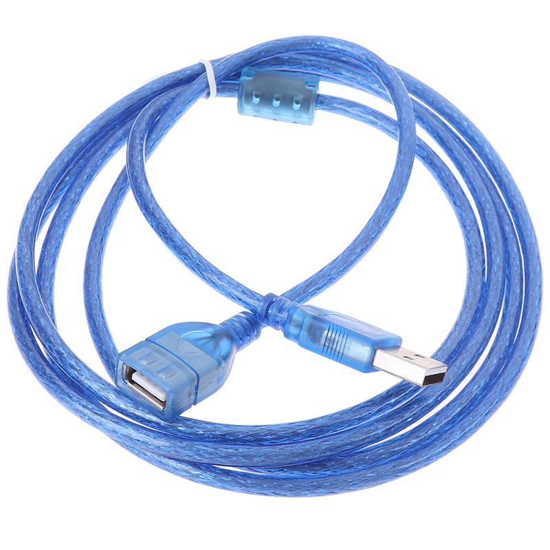 1Pc USB 2.0 Extension Extender Cable Male to Female Cord Adapter 0.3/0.5/1.5/2M