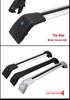 Changan UniZ Shark Roof Cross Bars: Thickened Aluminum Alloy, Strong Load Capacity, Lockable, Stable Bracket Luggage Rack