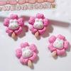 10 Stück Neue Süße Harz Mini Cartoon Kaninchen Eis am Stiel Serie Flache Rückseite Maniküre Teile Verzierungen Für Haarspangen Zubehör