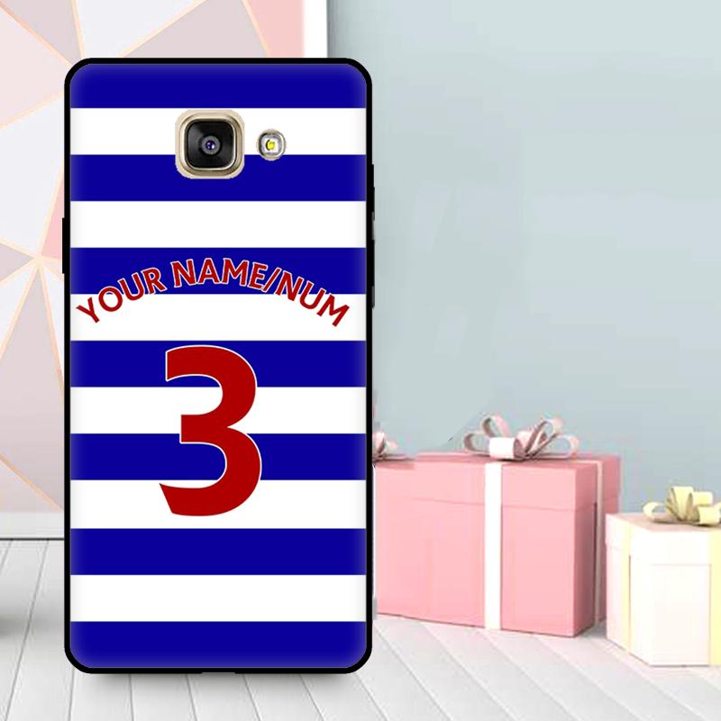 Personalised Football Number Strips Case For Samsung Galaxy J3 J5 J7 J1 2016 A3 A5 2017 J4 J6 J8 A7 A9 A6 A8 Plus 2018 Cover