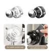 Powerful Suction Cup Glass Door Handle Reusable Waterproof Bathroom Grab Removable Door Handle Easy To Install