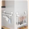 Wall-Mounted Kitchen Storage Hook Rack