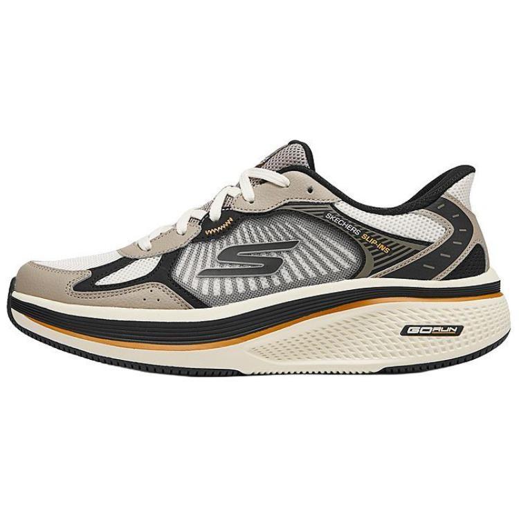 Skechers Go Run Elevate 2.0 Slip Ins  Taupe Black  Men s 220854-TPBK EU 42.5