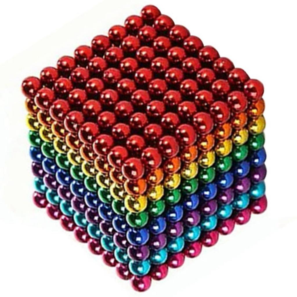 216pcs 5mm Magnet Ball Fidget Toy 8 Colors Stress Relief DIY Magnetic Beads Educational Toy