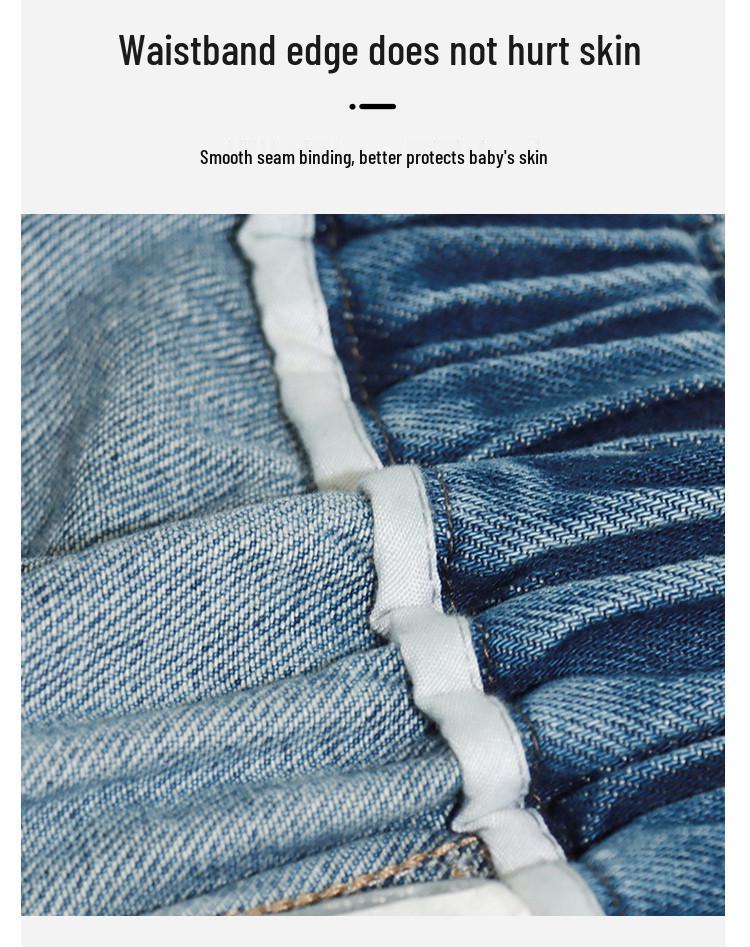 Boys' Spring & Autumn Straight Leg Cargo Jeans - Trendy Cool Style for 2026