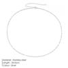St. Delan Stainless Steel Gold-Plated Titanium Choker Necklace for Women - Simple Niche Design