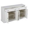 Kitchen Cabinet with 4 Doors 2 Drawers High Capacity Wood Coffee Bar Storage Cabinet Dining Room Furniture
