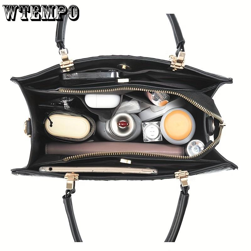 New Handbag With Crocodile Pattern, High Quality And Large Capacity Gift For Mom Crossbody Handbag Tote Bag