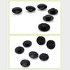 10Pcs 6mm Bike Rubber Stem Top Cover Headset Caps Black Rubber Headset Screw Cover Dustproof Headset Cover Enduring