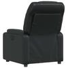 Recliner Chair Black Faux Leather