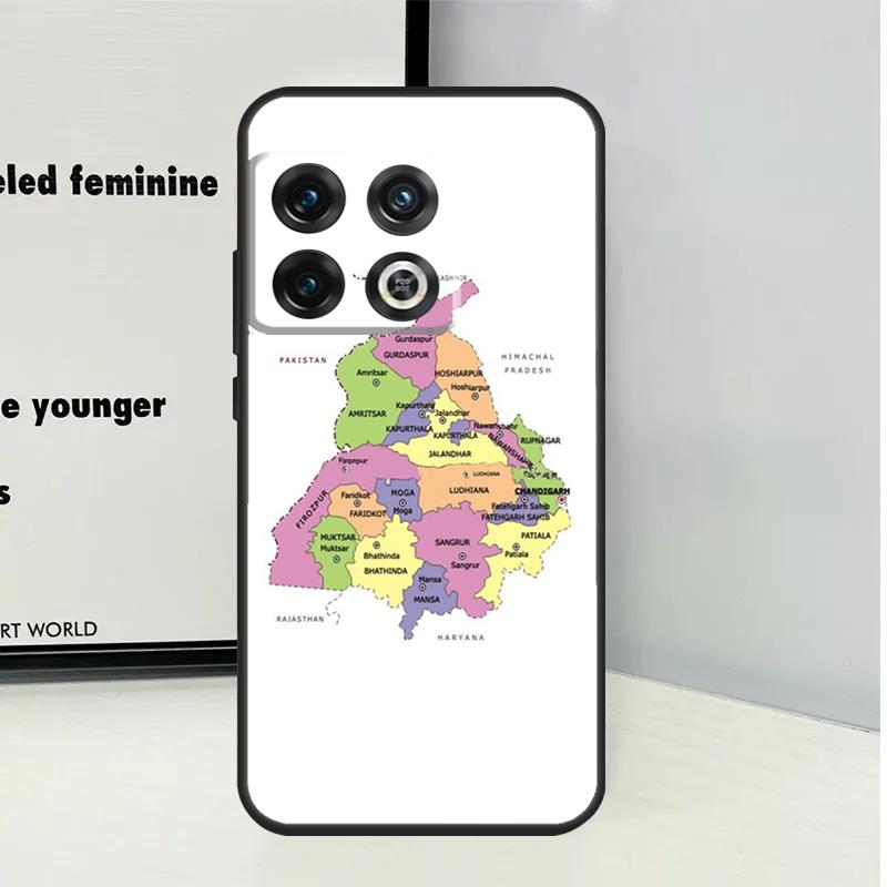 Punjab Map For OnePlus Nord 5 CE 2 3 4 Lite N20 N30 Case For OnePlus 15 13 12 11 10T 13T 10R 12R 13R 15R OnePlus 9Pro