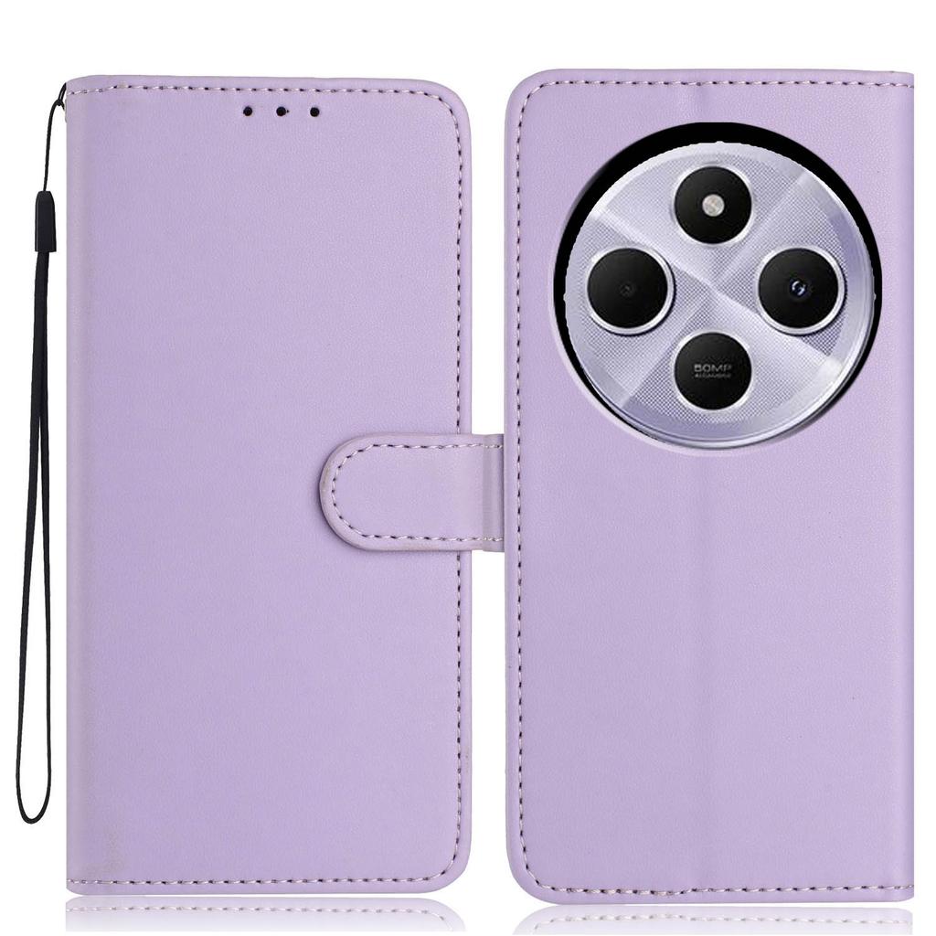 Etui portfelowe na Xiaomi Redmi 14C 4G/14R 5G/A3 Pro 4G/A4 5G/Poco C75 4G Skórzane etui z podstawką i paskiem/wieloma przegródkami na karty