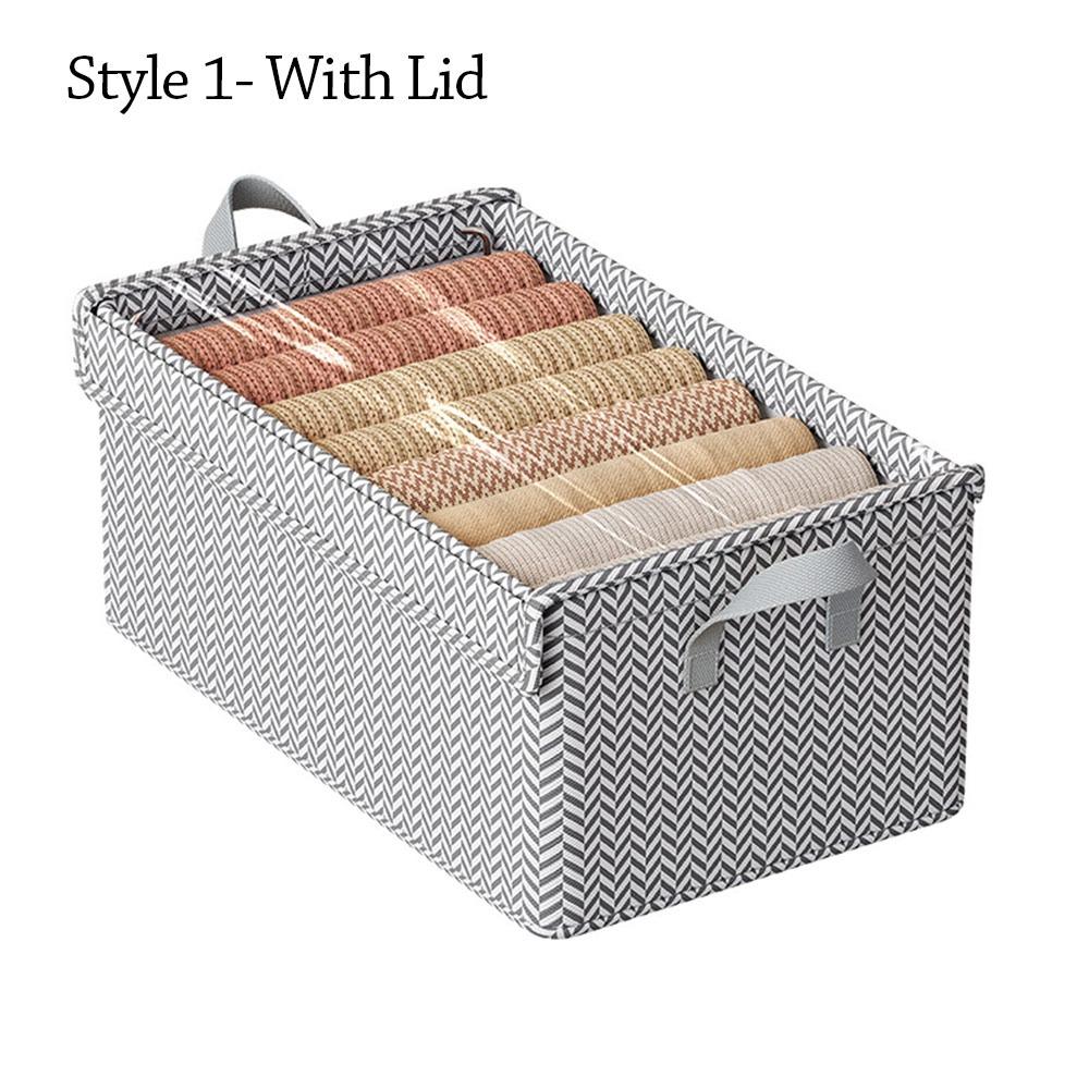 Large Capacity Closet Clothes Storage Box Dust-proof Moisture-proof Closet Storage Bins Multi-purpose with Steel rame