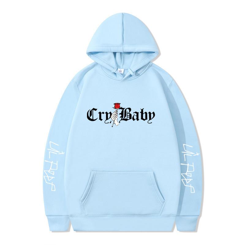 New product, American rap singer lil peep shirt men's and women's fleece hooded sweater