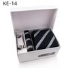Men'S Tie Gift Box 6-Piece Set Tie Pocket Towel Scarf Cuff