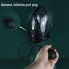 Harness-Style Anti-Vomiting Deep Throat Pleasure Gag Ball BDSM Prop