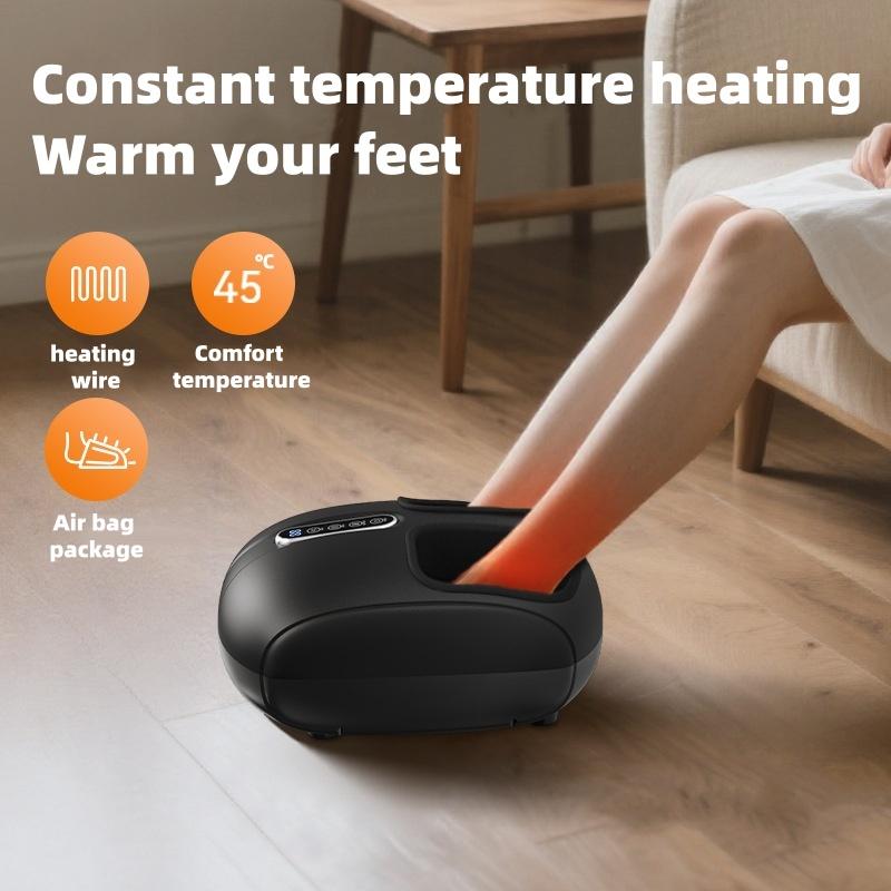 Jinkairui Automatic Foot Massage Machine Fully Wrapped Roller Kneading Soles Airbag Pressing Foot Massager for Relaxation
