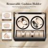 Automatic Watch Winder with Ultra Quiet Motor 4+6 Watch Display Box Piano Baking Paint Watch Shaker