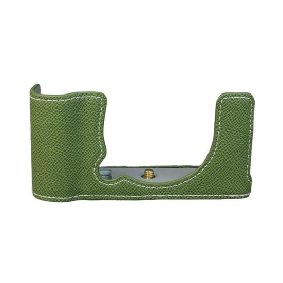 X-E5 Camera Half-Body Case Faux Leather Camera Protection Cover Scratch Bump Dust Resistant Protector