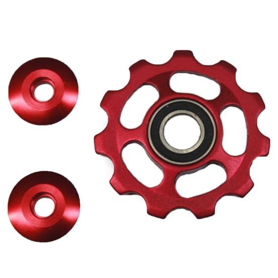 

Задний переключатель скоростей для горного велосипеда, направляющий ролик 11T, холостой шкив, аксессуары для катания Unperforated красный